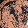 Greek Pattern: Sphinx and Oedipus