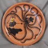 Greek 8-9 inch Mynyon vs Octopus Plate