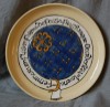 Knight Plate with Heraldry and Motto
