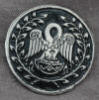 Round Brooch, Pelican Laurel