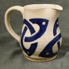 Blue Triquetra Pitcher