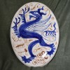 Spanish Gryphon Oval Platter